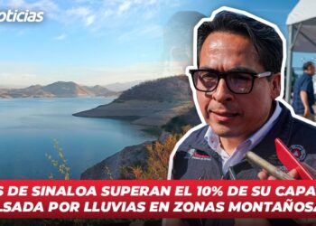 Presas de Sinaloa superan el 10% de su capacidad, impulsada por lluvias en zonas montañosas: PC