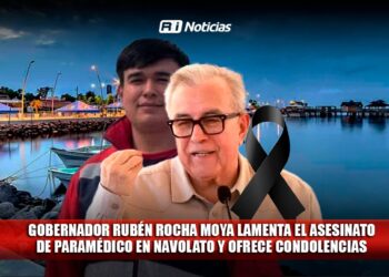 Gobernador Rubén Rocha Moya lamenta el asesinato de paramédico en Navolato y ofrece condolencias