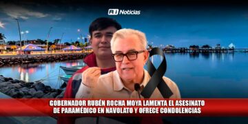 Gobernador Rubén Rocha Moya lamenta el asesinato de paramédico en Navolato y ofrece condolencias