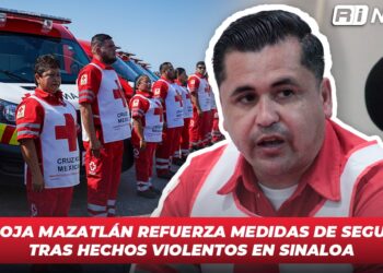 Cruz Roja Mazatlán refuerza medidas de seguridad tras hechos violentos en Sinaloa