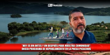 “Hoy es un antes y un después para nuestra comunidad”: Inicia programa de repoblamiento en la presa Picachos