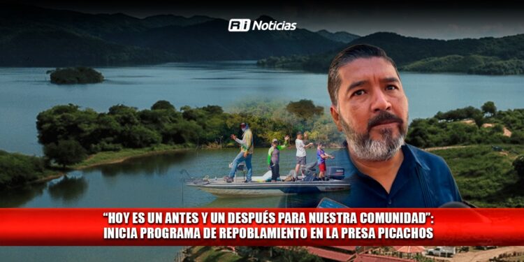 “Hoy es un antes y un después para nuestra comunidad”: Inicia programa de repoblamiento en la presa Picachos
