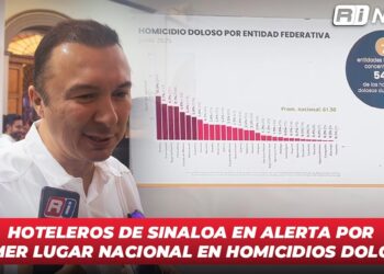 Hoteleros de Sinaloa en alerta por primer lugar nacional en homicidios dolosos