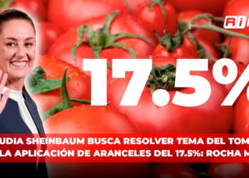 Claudia Sheinbaum busca resolver tema del tomate por la aplicación de aranceles del 17.5%: Rocha Moya