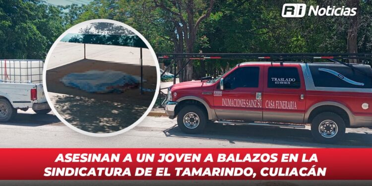 Asesinan a un joven a balazos en la sindicatura de El Tamarindo, Culiacán