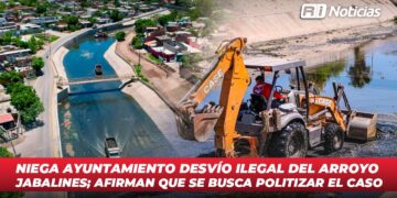 Niega Ayuntamiento desvío ilegal del arroyo Jabalines; afirman que se busca politizar el caso
