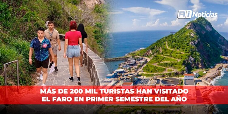 Más de 200 mil turistas han visitado El Faro en primer semestre del año