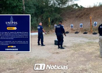 Habitantes de Aguaruto y Bachigualato: No se alarmen, habrá prácticas de tiro en la Unipol