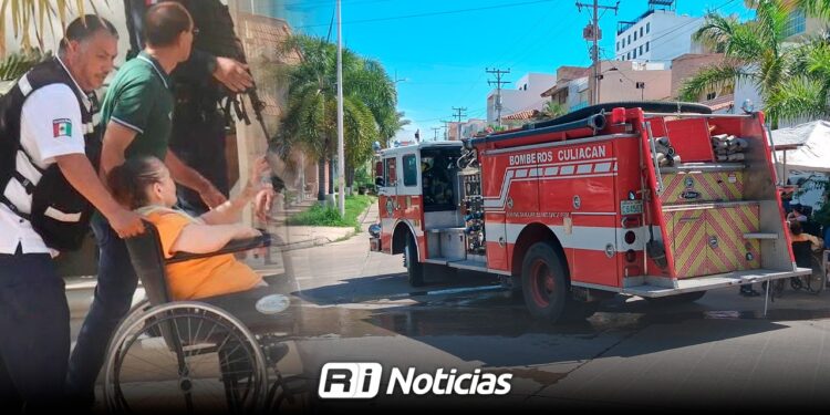 Evacuan a más de 15 adultos mayores por conato de incendio en asilo de Montebello, en Culiacán