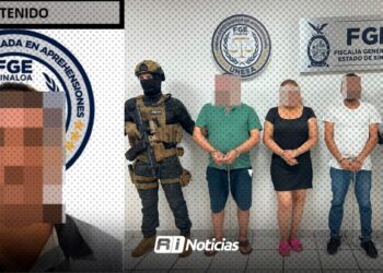 Cuatro detenidos por intento de homicidio en Culiacán; Fiscalía ejecuta operativo en distintos puntos de la ciudad