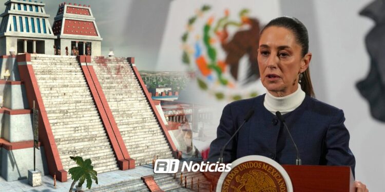 Sheinbaum insiste en el perdón histórico por “Atrocidades” del pasado en celebración de México-Tenochtitlán