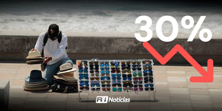 Vendedores de Playa reportan disminución en ventas de un 30% este verano