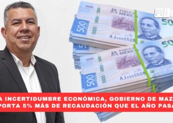 Pese a incertidumbre económica, Gobierno de Mazatlán reporta 5% más de recaudación que el año pasado