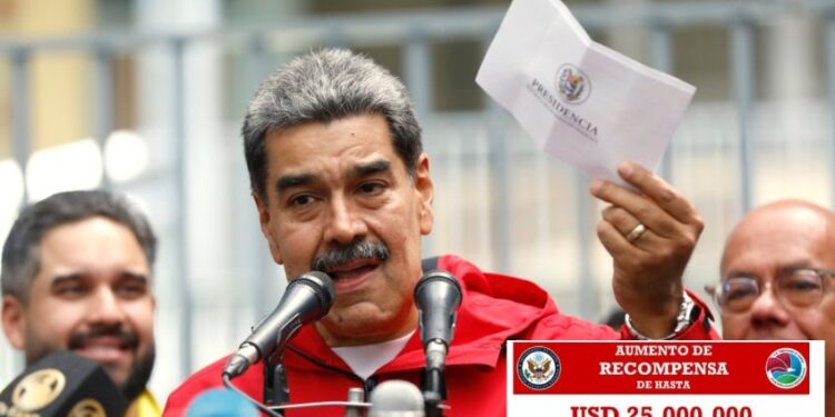 DEA ofrece recompensa de 25 mdd por capturar a Nicolás Maduro, asegura que lidera Cartel de los Soles