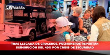 Tras llegada de cruceros, Pulmoneros reportan disminución del 40% por crisis de seguridad