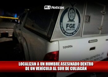 Localizan a un hombre asesinado dentro de un vehículo al sur de Culiacán