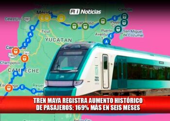 Tren Maya registra aumento histórico de pasajeros: 169% más en seis meses