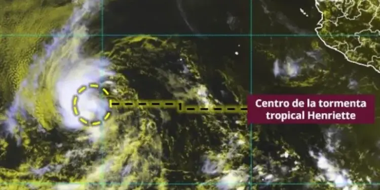 Se forma la tormenta tropical ‘Henriette’ en el Pacífico mexicano