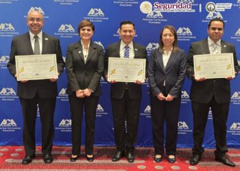 Reciben tres ceferesos la reacreditación por parte de la Asociación de Correccionales de América