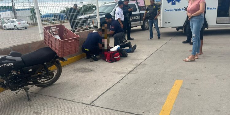 Motociclista es agredido a machetazos despues de un choque en Villa Unión