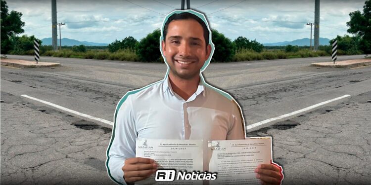 Síndico de Villa Unión gestiona reparación de carreteras y mejoras viales