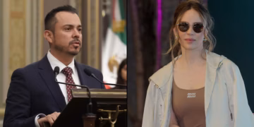 Captan al morenista García Parra con Belinda en Disneylandia por su cumpleaños y él aclara: “Fue con recursos propios”