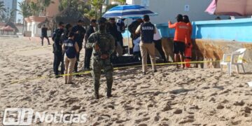 Muere hombre al pie de playa en la zona de cerritos en Mazatlán