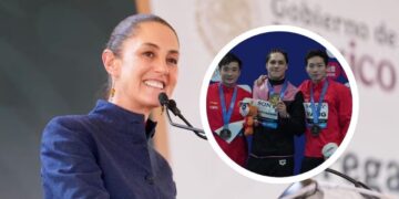 Sheinbaum felicita a Osmar Olvera por su oro en Mundial de Singapur 2025