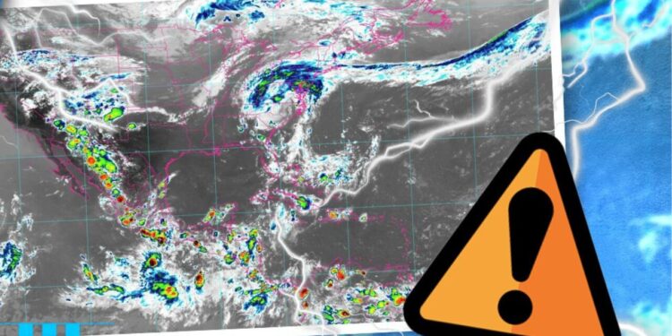 Estos son todos los estados en donde caerán fuertes lluvias del viernes 15 al domingo 17 de agosto