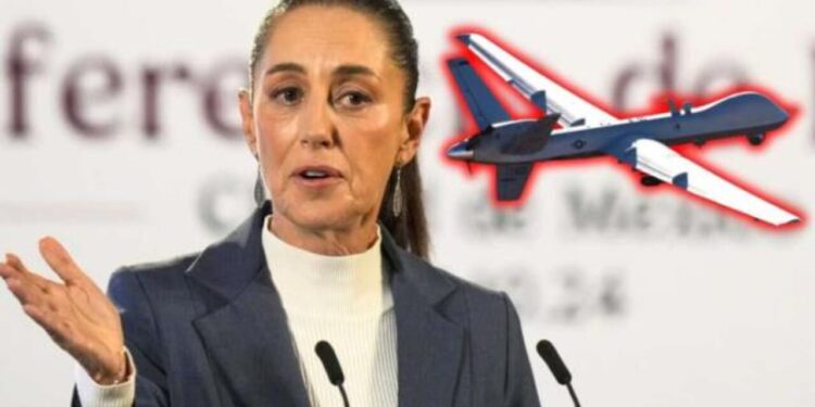 ¿Qué hizo el dron de Estados Unidos en México? Sheinbaum explica sus actividades