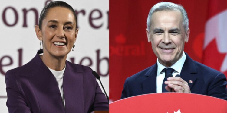 Claudia Sheinbaum alista visita de Mark Carney, primer ministro de Canadá