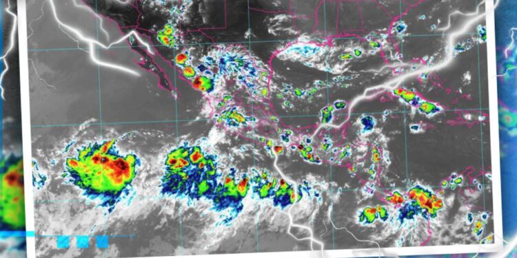 Lluvias muy fuertes caerán en todos estos estados del jueves 28 al sábado 30 de agosto