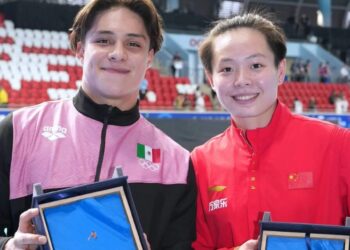 Osmar Olvera es nombrado como el mejor clavadista del Mundial de Deportes Acuáticos Singapur 2025