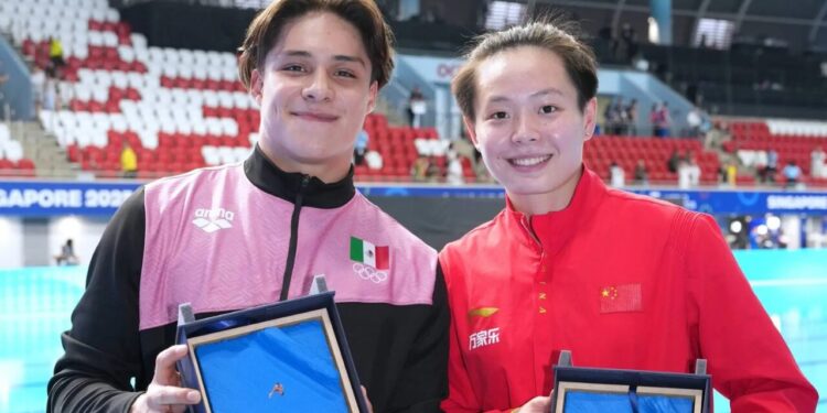 Osmar Olvera es nombrado como el mejor clavadista del Mundial de Deportes Acuáticos Singapur 2025
