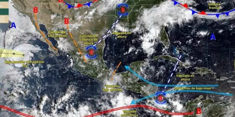 Clima hoy 30 de agosto en México: Seguirán las lluvias fuertes en gran parte del país