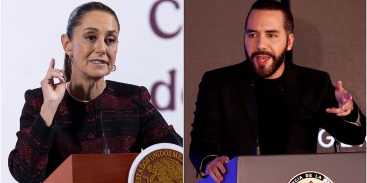 Sheinbaum evita opinar sobre modificación a la Constitución de El Salvador que permitirá la reelección presidencial indefinida a Bukele