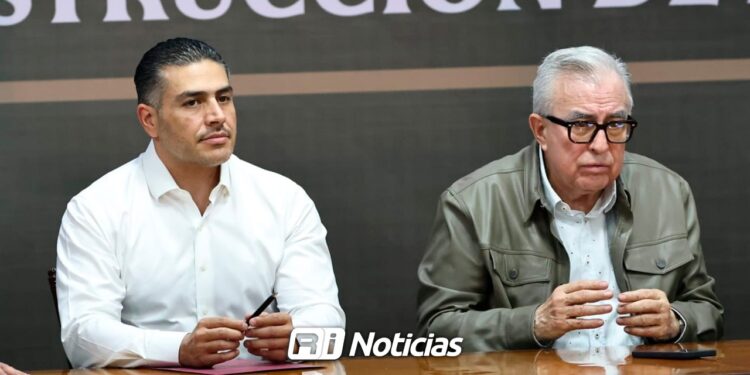 Gobernador Rocha Moya reconoce el apoyo de Harfuch en materia de seguridad