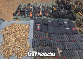 Capturan a nueve personas, entre ellos cuatro menores, con armamento de alto poder en Concordia