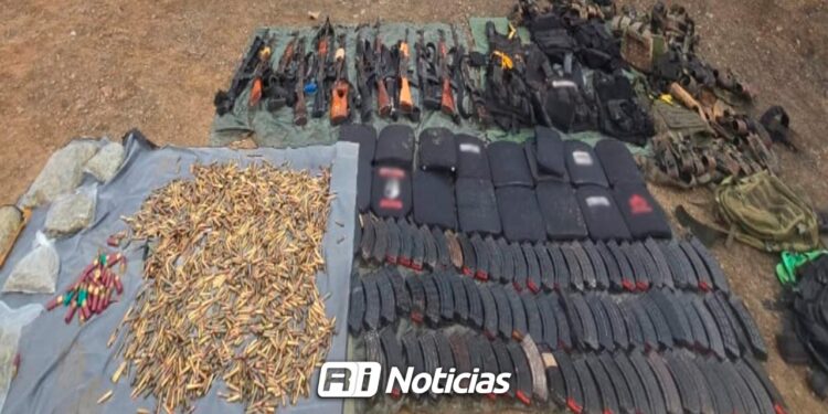 Capturan a nueve personas, entre ellos cuatro menores, con armamento de alto poder en Concordia