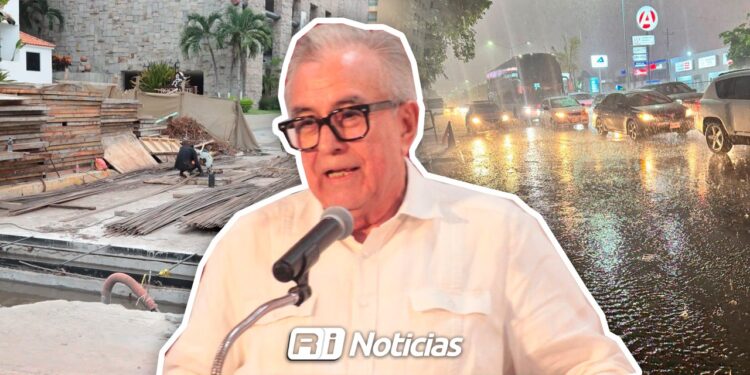 Atienden afectaciones por lluvias y avanza obra del colector pluvial, informa Rocha Moya