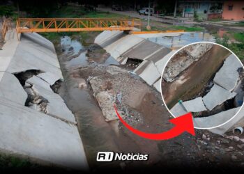 Colapsa cruce peatonal de Arboledas Invies a tan solo 64 días de su inauguración