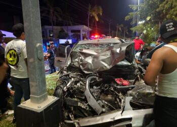 Fuerte choque en Cerritos deja cinco personas lesionadas en Mazatlán