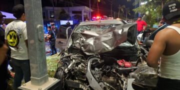 Fuerte choque en Cerritos deja cinco personas lesionadas en Mazatlán