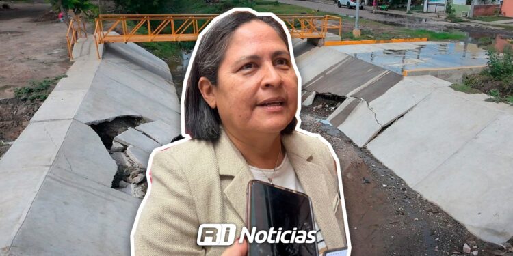 Esperarán a que pase la lluvia para reparar puente de Arboledas Invies