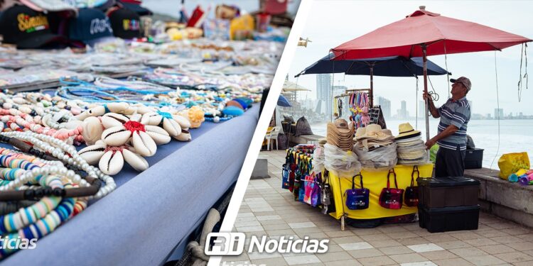 Vendedores de playa confiados que economía de Mazatlán repunta tras cese de WARNING