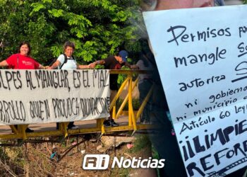 Con manifestación, vecinos y organismos alzan la voz ¡CUIDEMOS LOS MANGLARES!