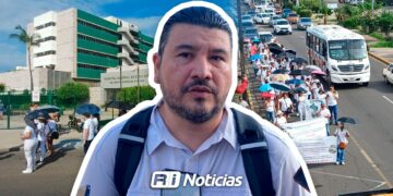 Empleados del Seguro Social en Mazatlán exigen regreso al régimen de pensiones