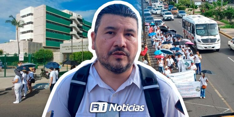Empleados del Seguro Social en Mazatlán exigen regreso al régimen de pensiones