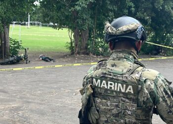 Ejecutan a motociclista en canchas deportivas en Bachigualato, en Culiacán