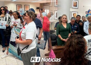 Acusan falta de atención a desaparecidos durante protesta en Palacio Municipal